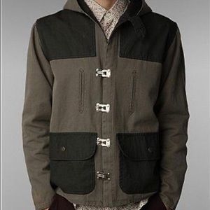 Field Study by Kyle Ng Contrast Fireman Clip Jacket sz L